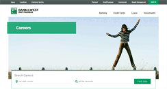 Desktop Screenshot of bankofthewest.jobs